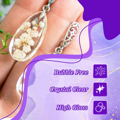 Piggypa Epoxy Resin, 4L Crystal Clear Epoxy Resin and Hardener