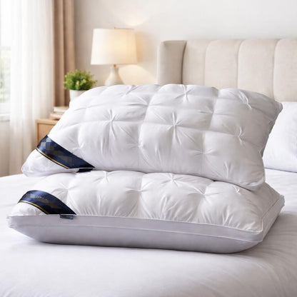 Piggypa Premium Bed Pillows 2 Pack, Ultra Soft Hotel Quality Pillows